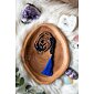 YOGGYS - Meditation Mala Necklace with Lapis Lazuli and Rudraksha